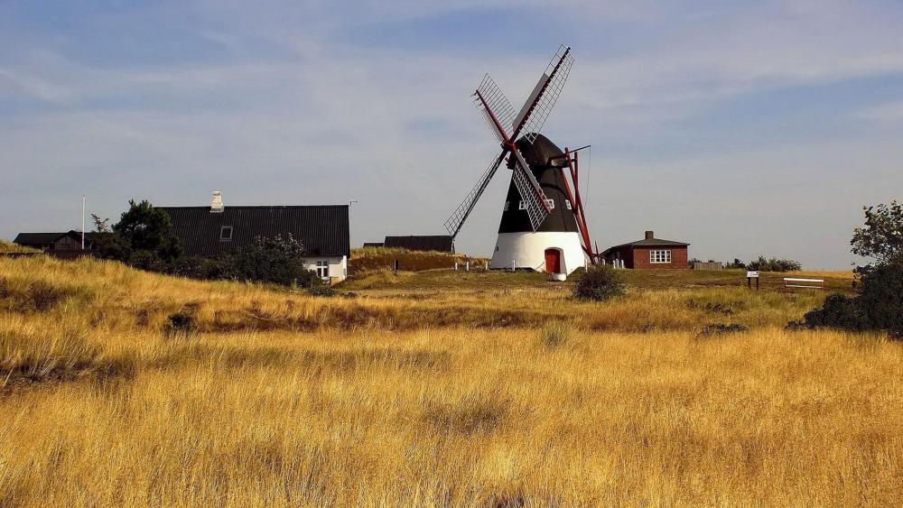 Dutch Windmill wallpaper