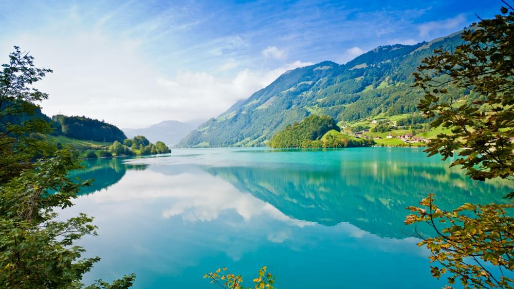 Lake Lungern (Switzerland) wallpaper