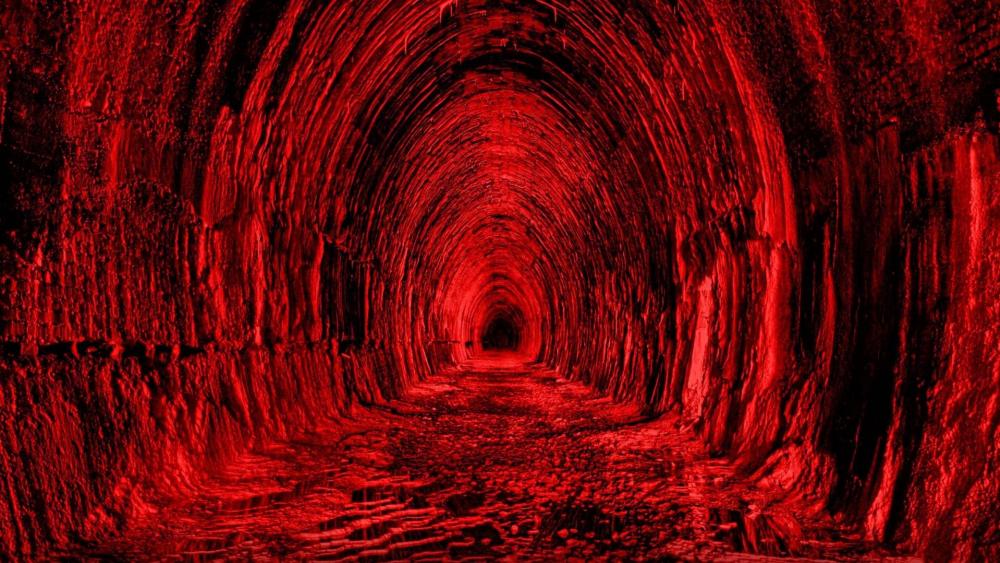 Blood tunel wallpaper