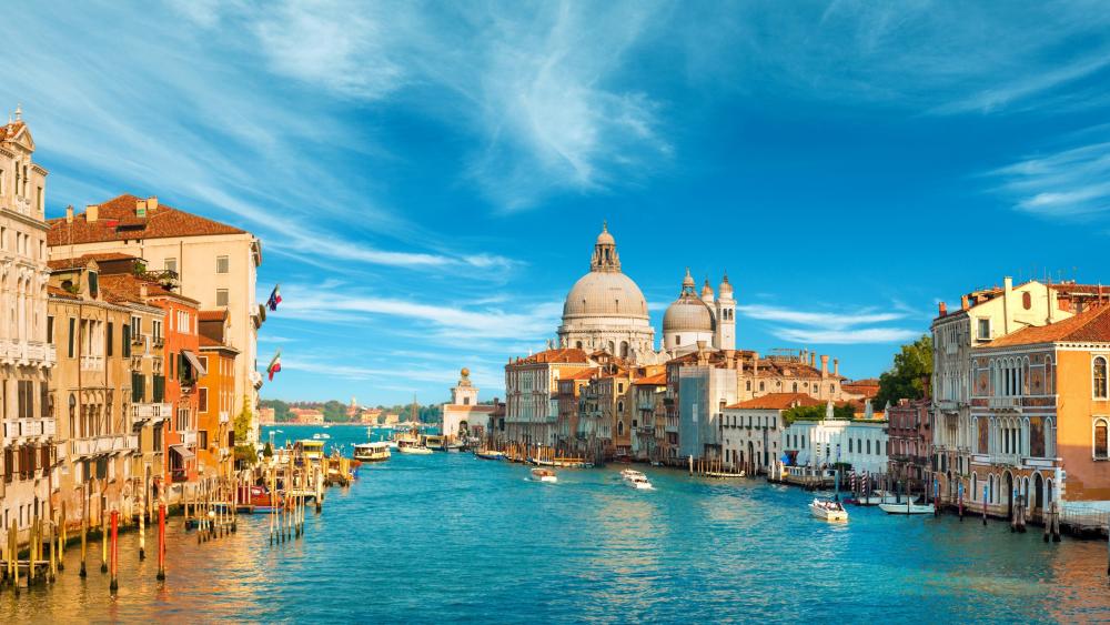 Venice from the Grand Canal (Italy) wallpaper