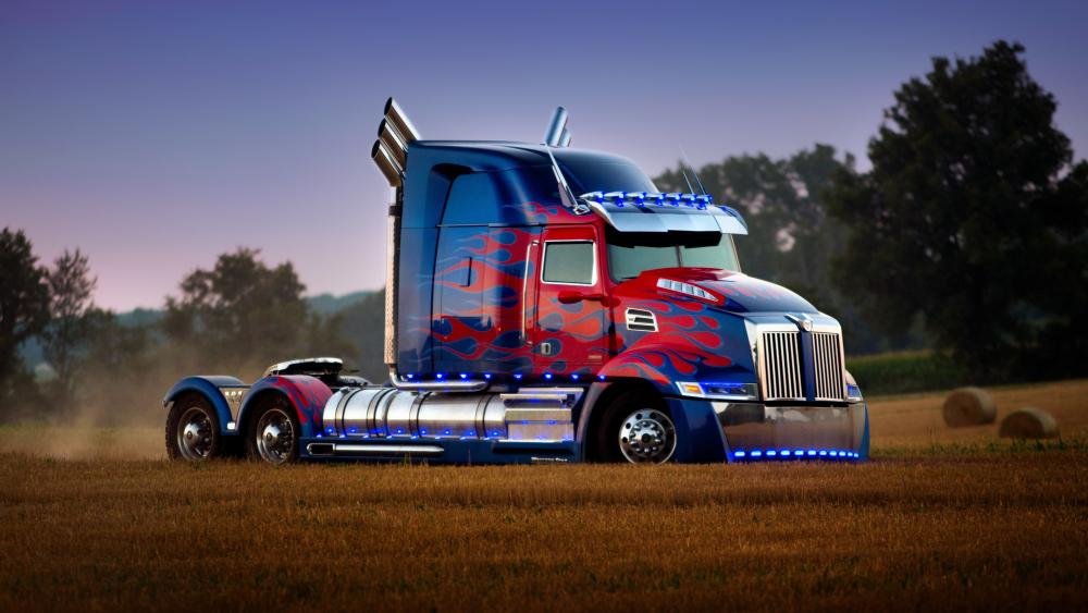 Optimus Prime truck wallpaper