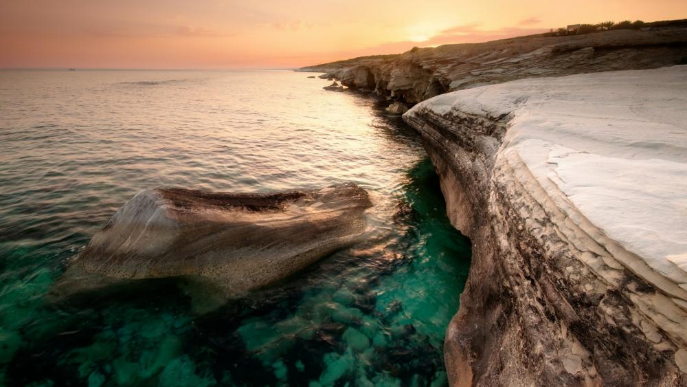 Cyprus seashore wallpaper