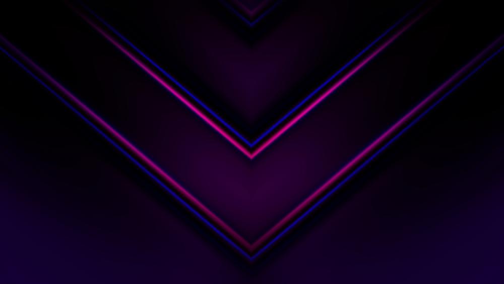 Magenta Triangle Abyss wallpaper