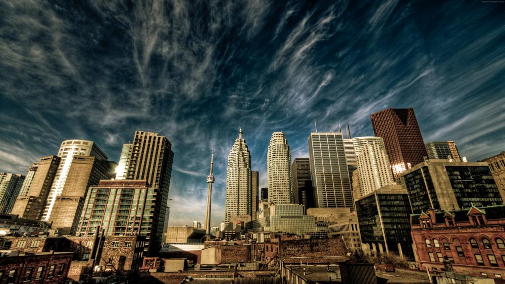 Toronto skyline wallpaper