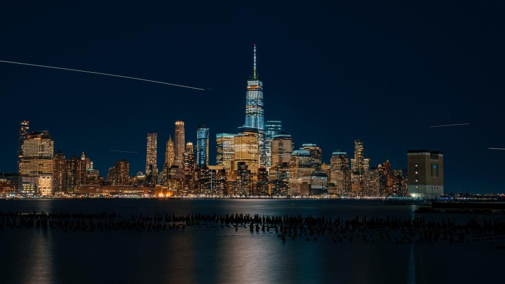 One World Trade Center from Upper Bay wallpaper