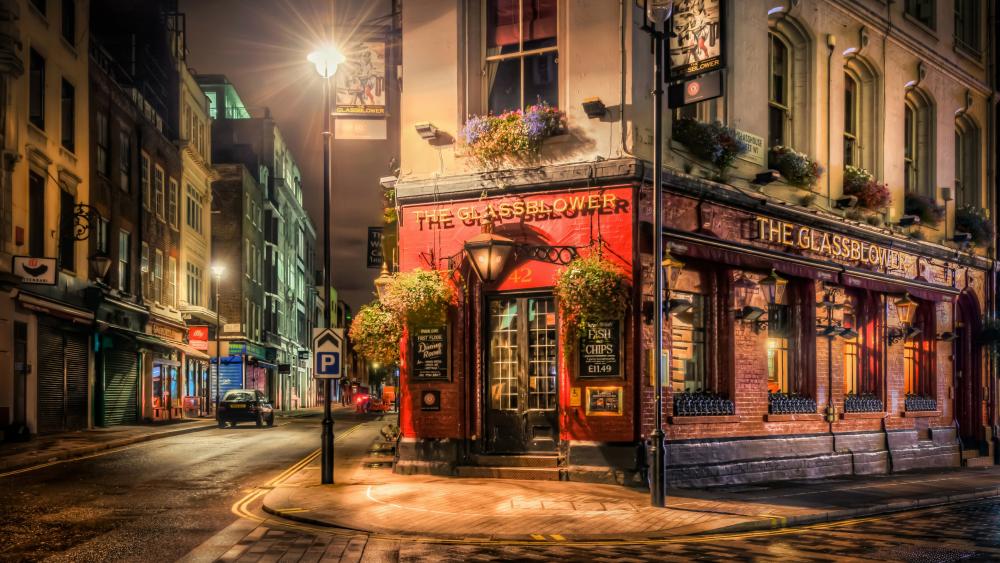 The Glassblower pub in London wallpaper