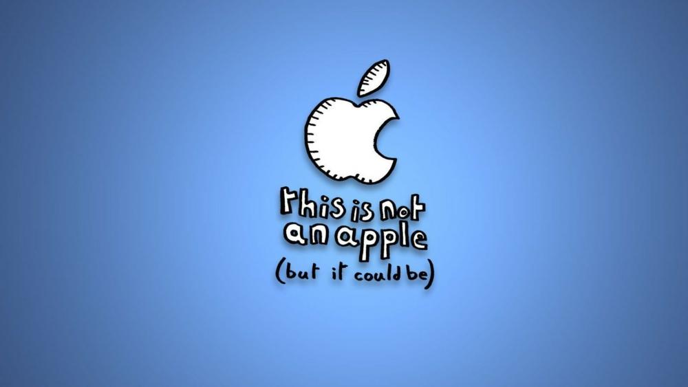 Not apple wallpaper