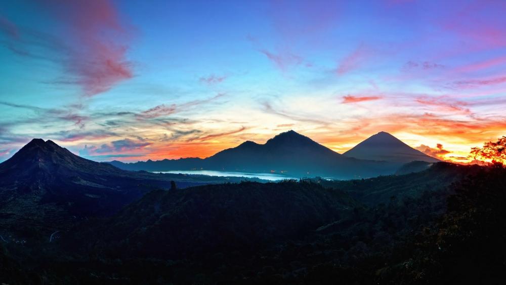 Sunrise in Bali wallpaper
