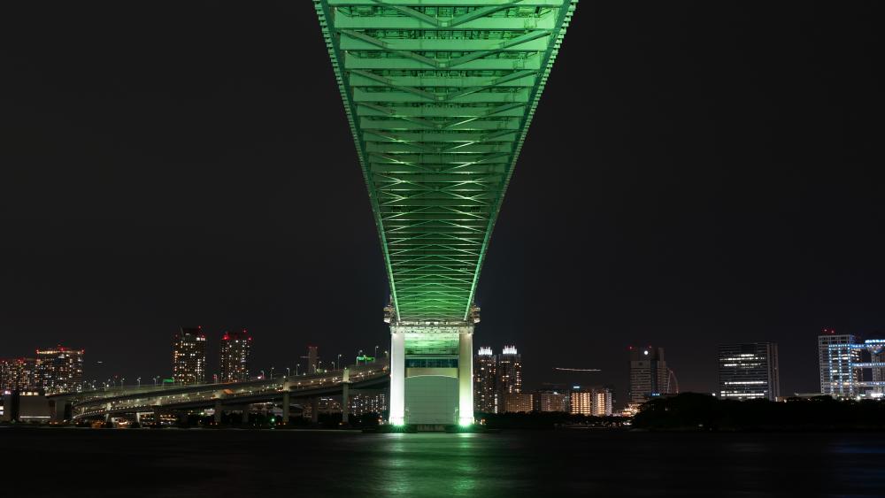 Under the Rainbow Bridge (Tokyo) wallpaper