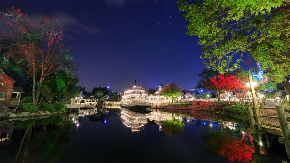 Mark Twain Riverboat (Disneyland) wallpaper