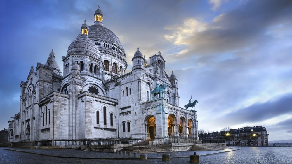The Basilica of the Sacred Heart of Paris wallpaper