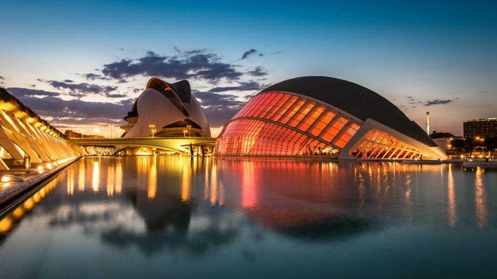 City of the Arts and the Sciences wallpaper
