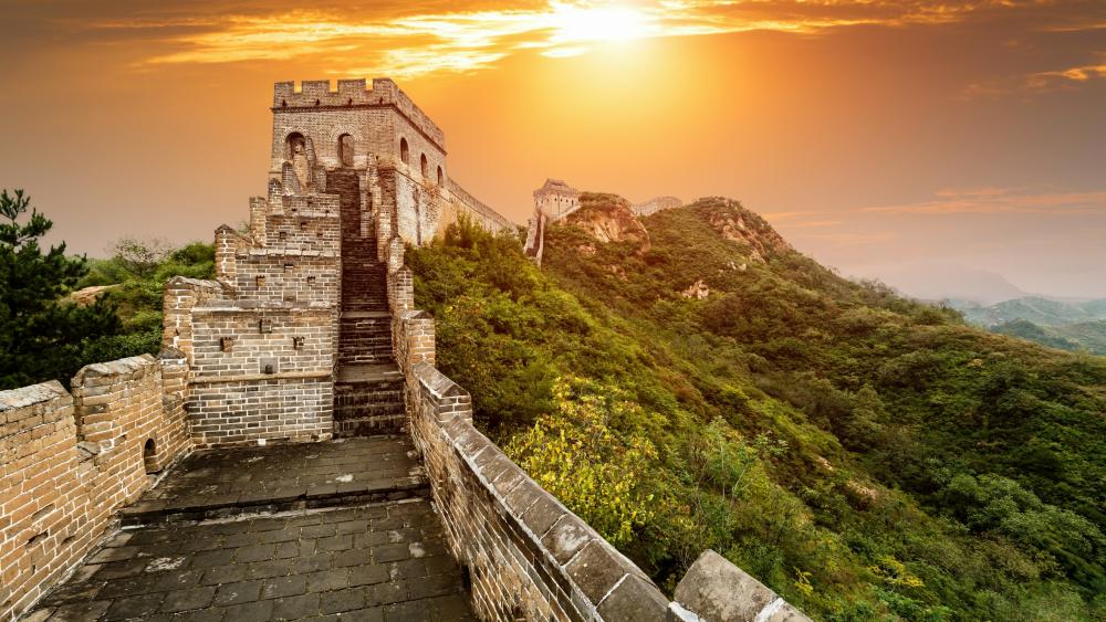 China Great Wall in Beijing wallpaper