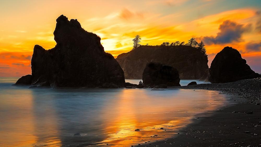 Ruby Beach (Olympic National Park) wallpaper