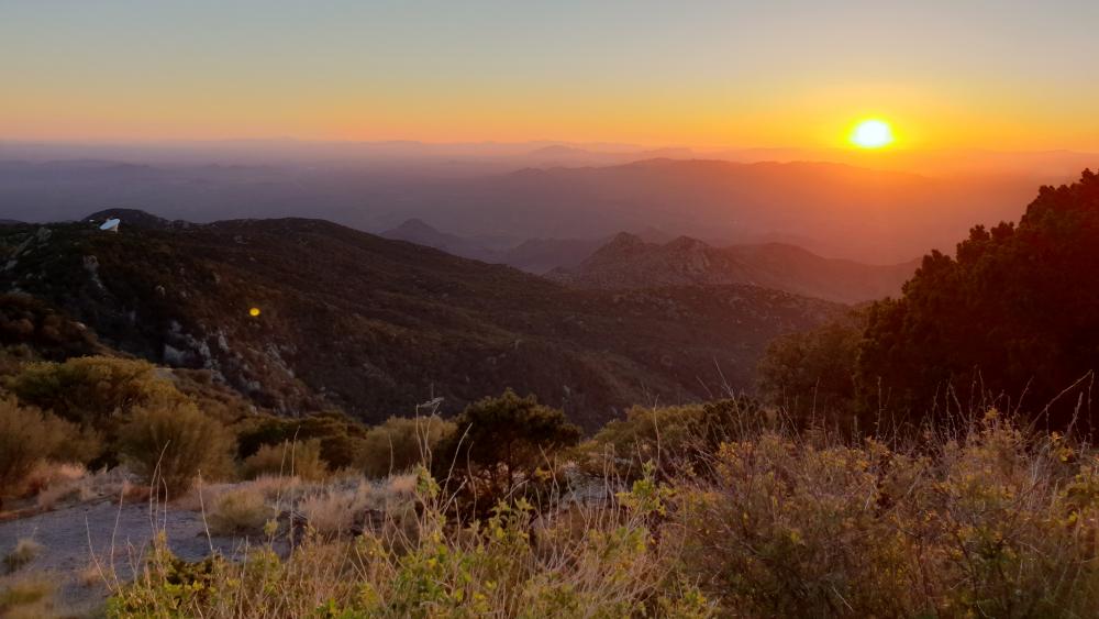 Beautiful Sunset at Kitt Peak Observatory wallpaper