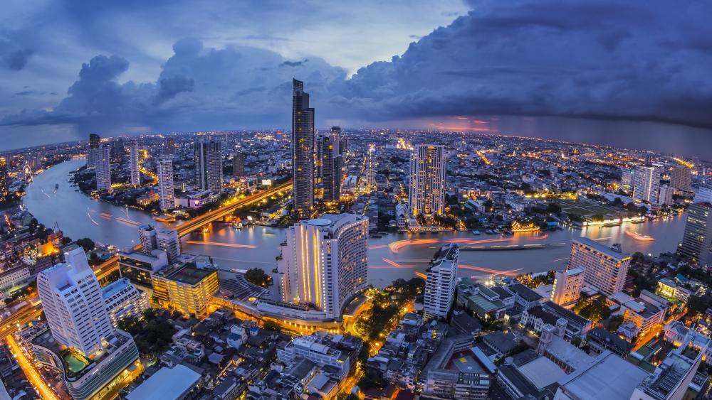 Bangkok from lebua at State Tower wallpaper