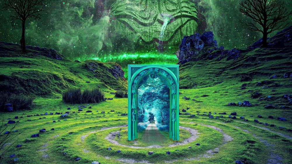 Fairy glen  portal fantasy art wallpaper