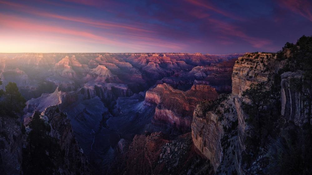Hopi Point panorama (Grand Canyon National Park) wallpaper