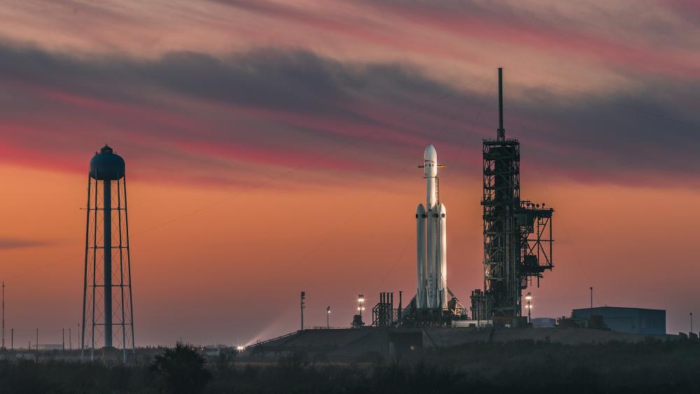 SpaceX Falcon Heavy Launched wallpaper