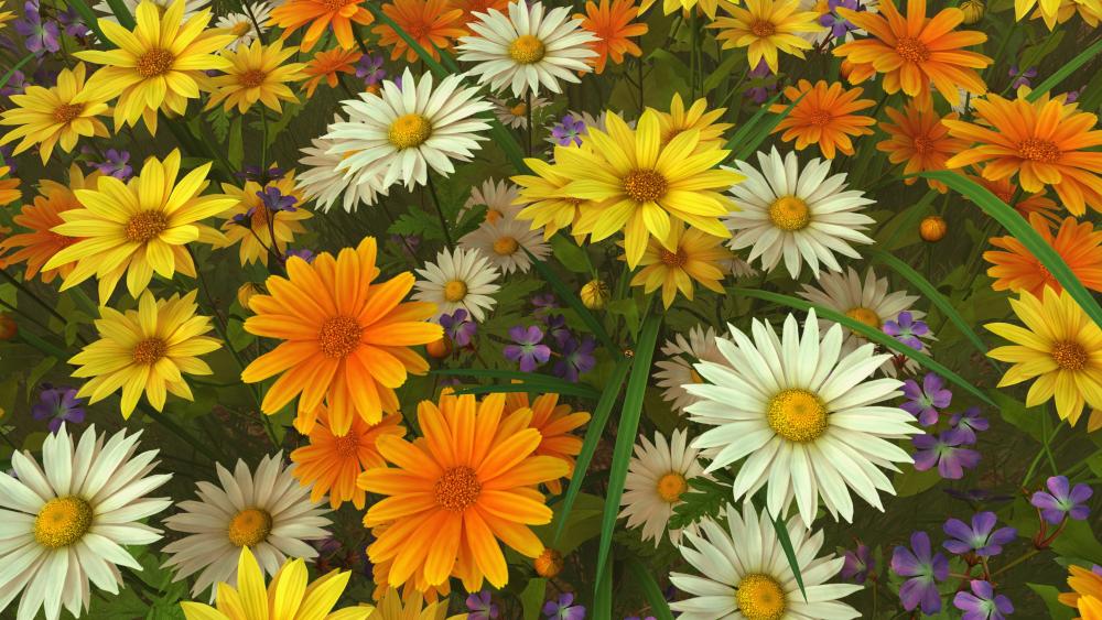 Marguerite daisy wallpaper