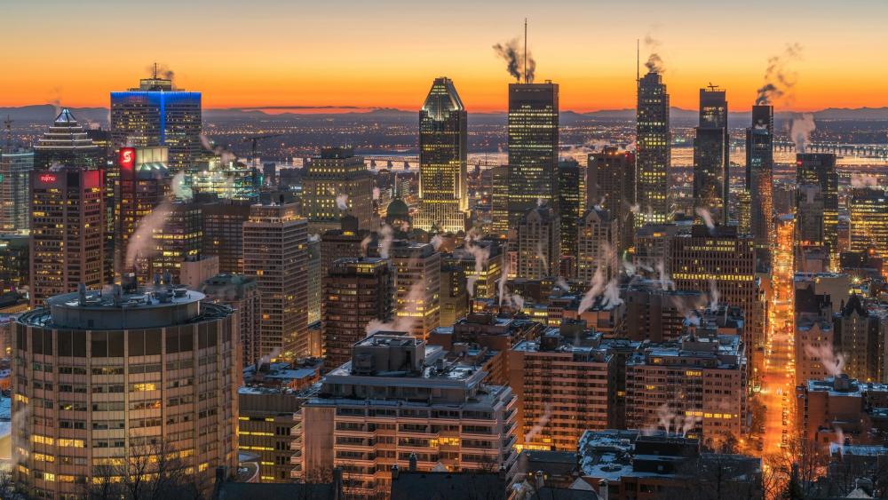 Montréal skyline wallpaper