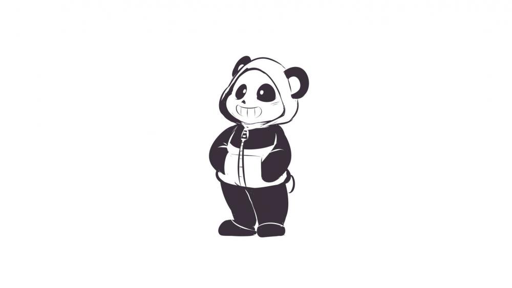 Panda dwawing wallpaper