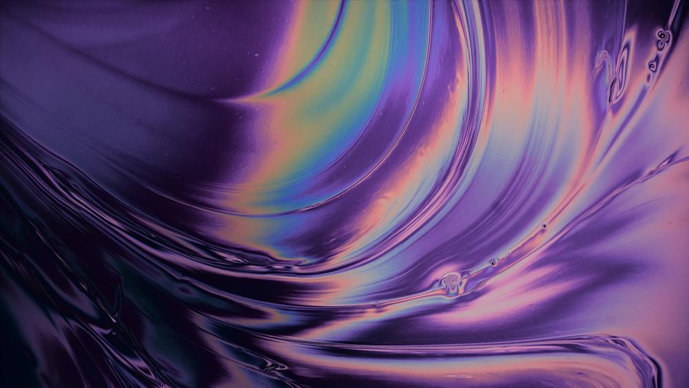 Purple liquid abstraction wallpaper