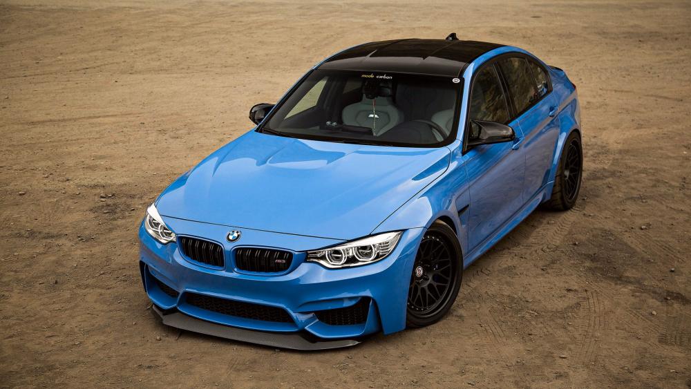 Blue BMW wallpaper