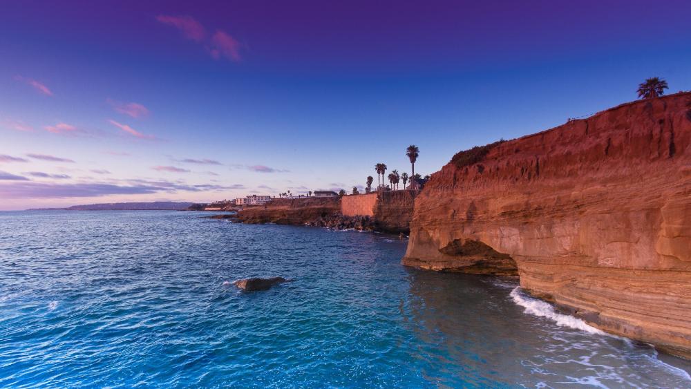 San Diego coastline wallpaper