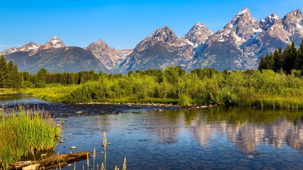 Grand Tetons wallpaper