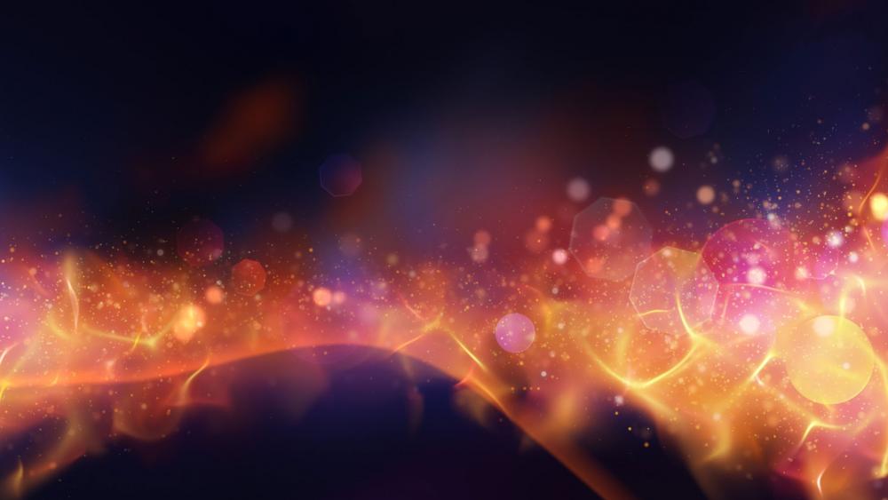Translucent flame abstract artwork wallpaper