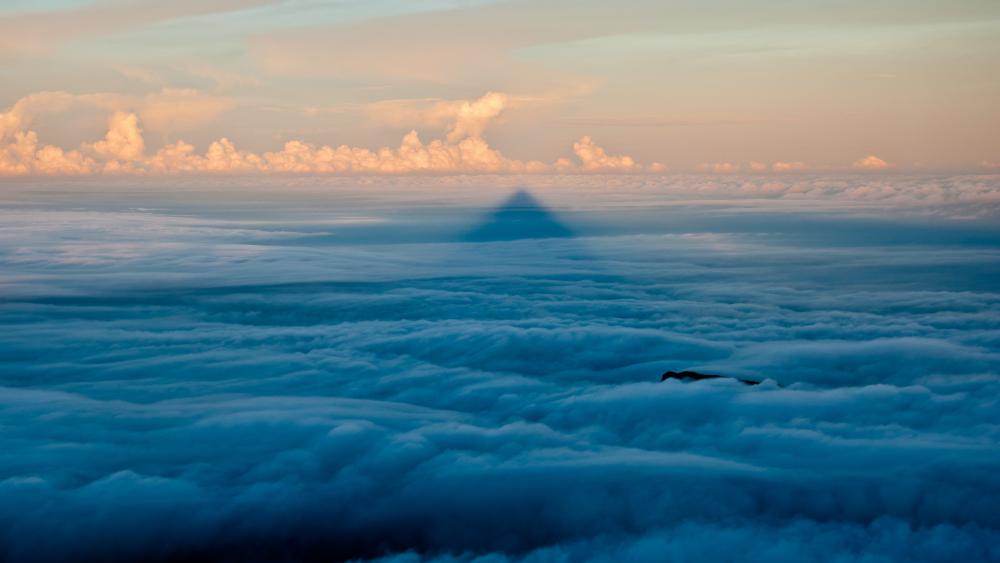 Above the clouds wallpaper