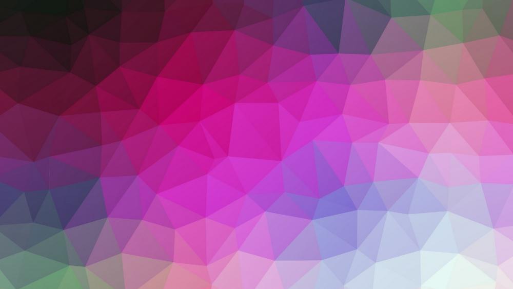 Multicolor triangles wallpaper