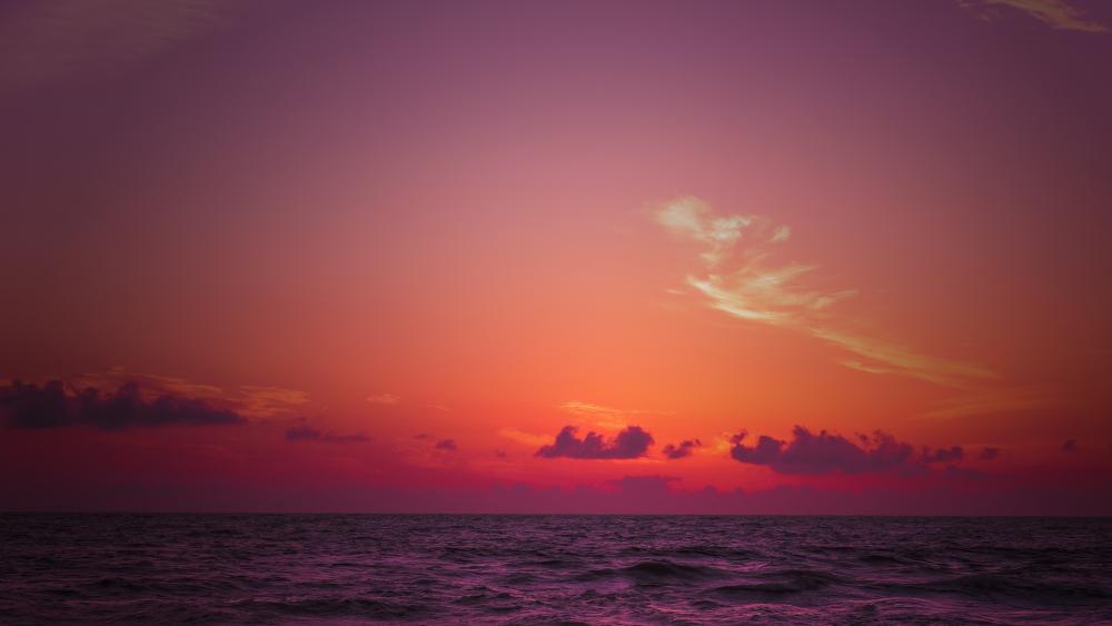 Sea sunset wallpaper