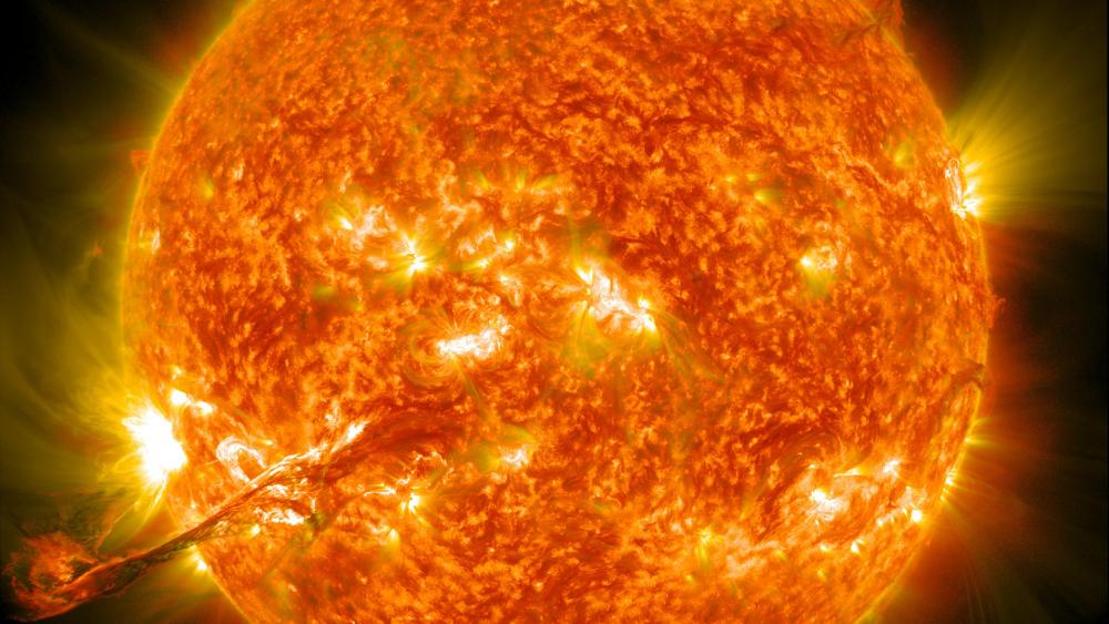 Magnificent CME Erupts on the Sun wallpaper