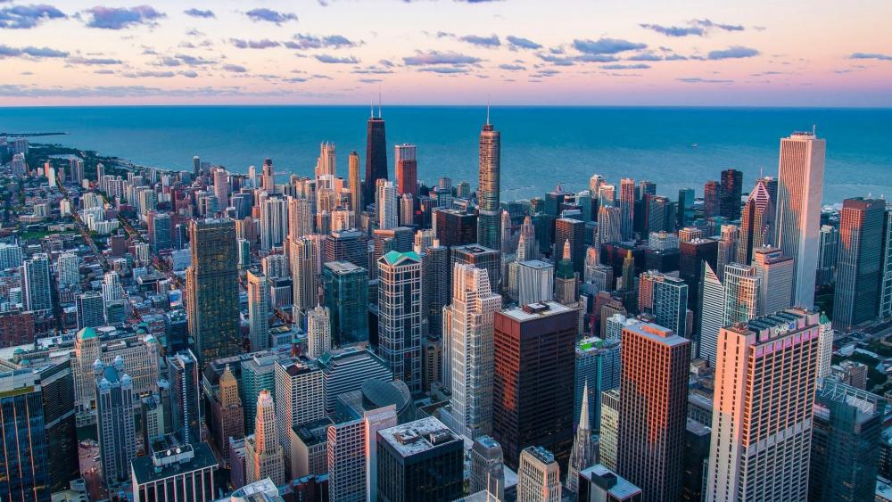 Chicago skyline wallpaper