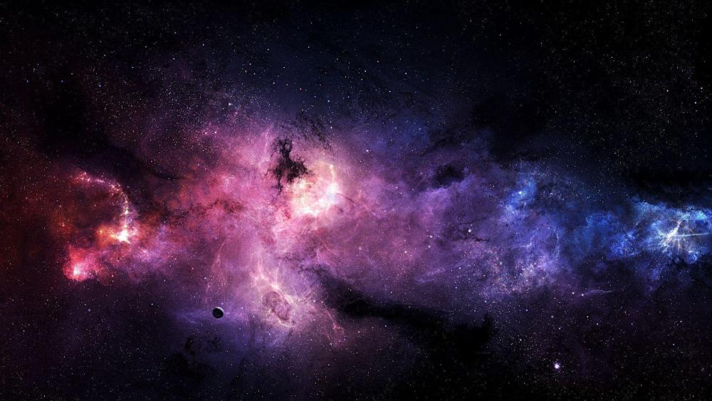 Stellar Creation in Cosmic Brilliance wallpaper