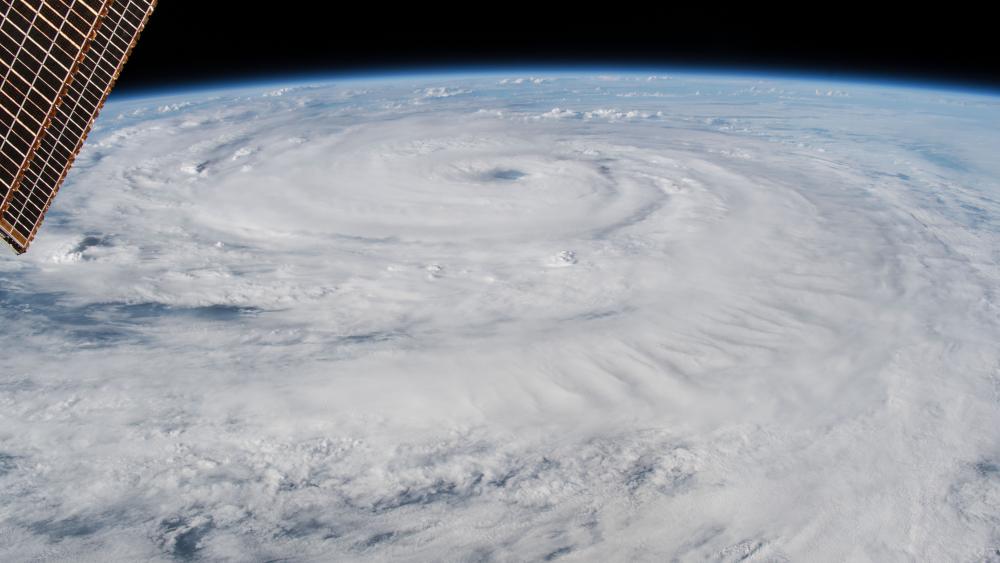 View of Hurricane Florence from Space wallpaper