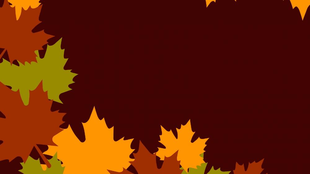 Autumn leaves pttern wallpaper