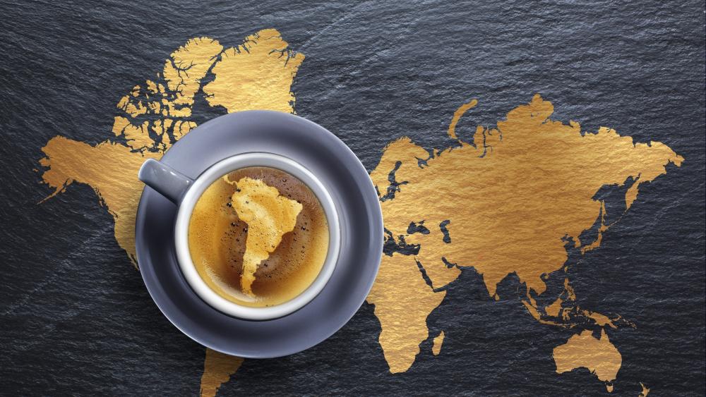 Coffee from South America wallpaper