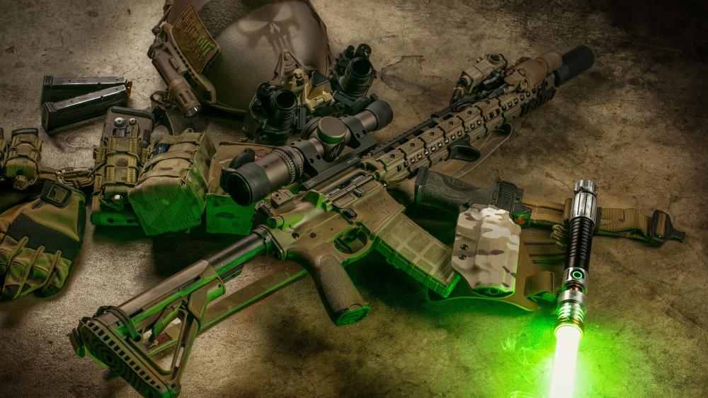 Tactical Warfare Gear Assembly wallpaper