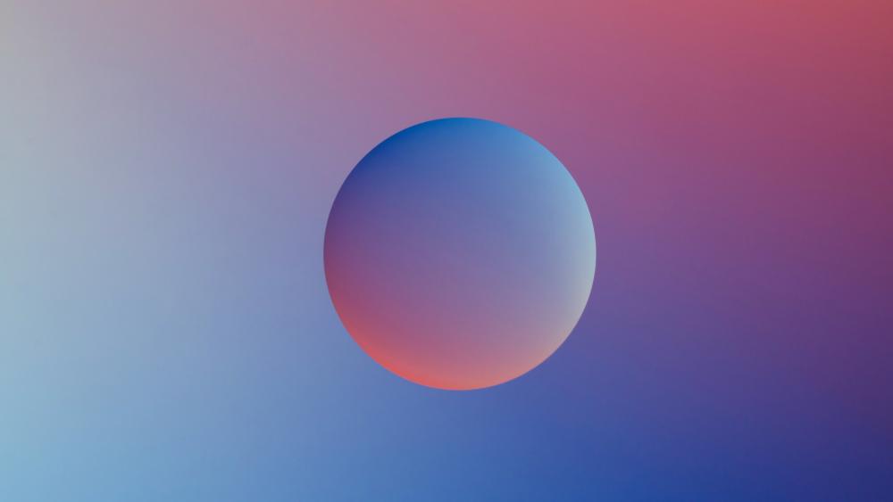 Pink and blue gradient wallpaper