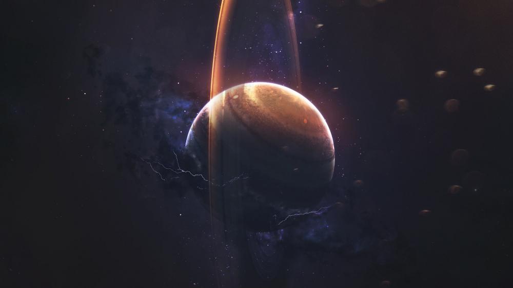 Scifi planet wallpaper