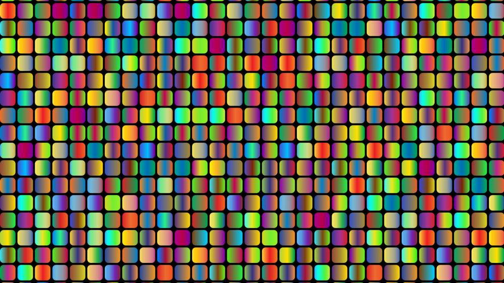 Colorful mosaic design wallpaper