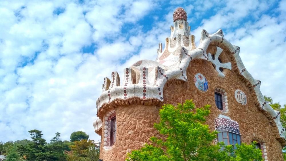 Gaudi House, Guell Park, Barcelona wallpaper