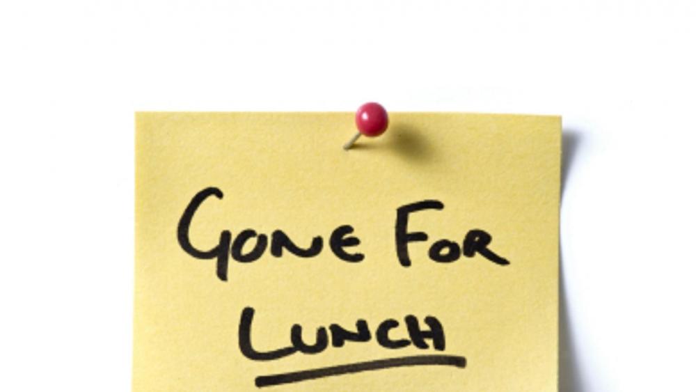 Gone for lunch wallpaper