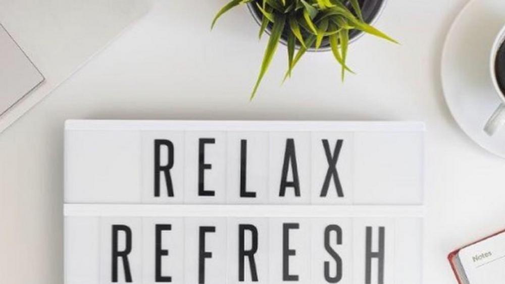 Relax refresh wallpaper