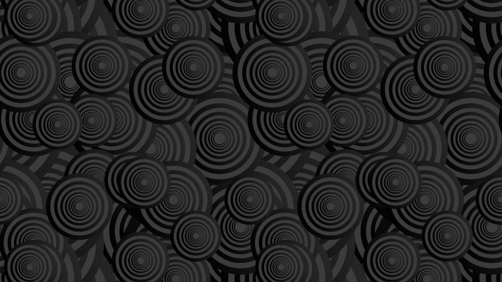 Black circles wallpaper
