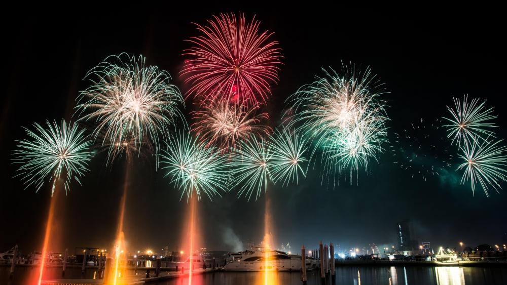 Dubai Fireworks wallpaper