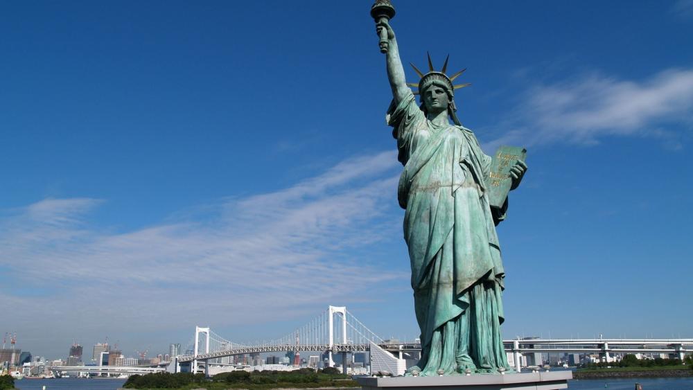 Odaiba Statue of Liberty wallpaper